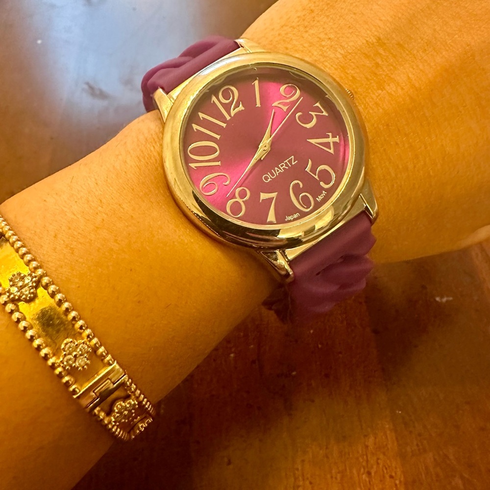 Purple Quartz Women's Watch